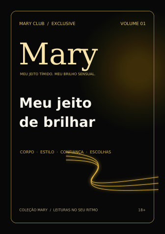 Capa do volume 1, Meu jeito de brilhar