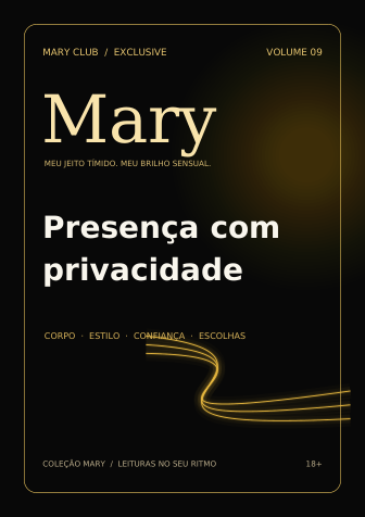 Capa do volume 9, Presença com privacidade